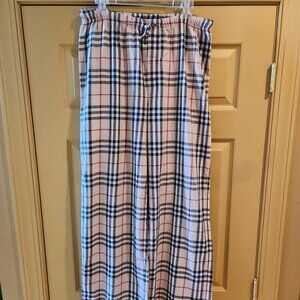 Burberry pajama pants nova check plaid